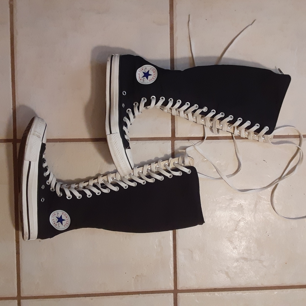 Men 5 Womens 7 Black Converse